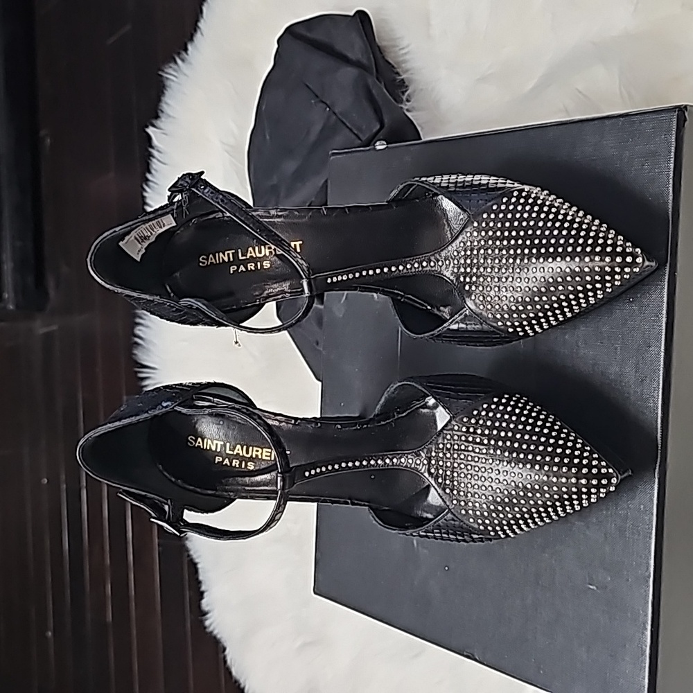 Saint Laurent Python Heels - image 1